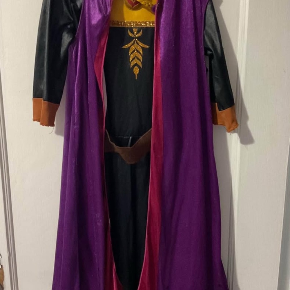 Disney Frozen 2 Anna Costume Size Medium (7/8) - Picture 2 of 7